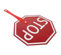 JEWEDECO Señal de Stop de Mano Portátil para Aula Paleta Didáctica Ligera y Resistente Material Escolar para Interacción Profesor-Alumno y Votaciones 1 Unidad Uso en Clases Escolares