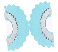 JEWEDECO Silbatos De Pájaro Metálicos 2 Unidades Color Azul, Silbato Para Imitar Cantos De Aves, Instrumento Musical Portátil Para Práctica y Entretenimiento Al Aire Libre