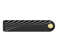 JEWEDECO Silenciador de Cuerdas para Guitarra Acústica Negro, Amortiguador de Ruido de Metal Fácil de Usar Compatible Varios Tipos de Guitarras