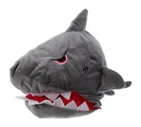 JEWEDECO Sombrero de Disfraz de Tiburón Verde de Felpa Algodón Pp, Cómodo y No Se Cae, Adecuado para Fiestas de Disfraces y Carnavales Infantiles