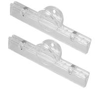 JEWEDECO Sujetalibros Para Piano y Guitarra Clips De Partituras De Acrílico Transparente Almacenamiento De Páginas De Libros