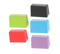 JEWEDECO Tapas De Fader Para Mezclador De Consola 5 Piezas Multicolor Orificio Interior 4 Mm, Perillas De Goma Para Control Deslizante, Compatibles Equipos Dj y Controladores De Audio