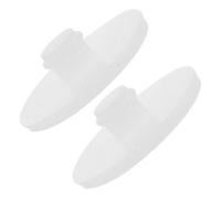 JEWEDECO Tapones de Silicona y Accesorios para Cierre Seguro Reutilizables 2 Piezas Tapa Antiderrames de Color Claro Sellos de Tapa para Botellas de Agua y Garrafas