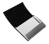 JEWEDECO Tarjetero de Metal Tapa Curvada y Cierre Magnético, Tarjetero para Tarjetas de Visita Diseño Ultrafino Adecuado para Oficina y Eventos