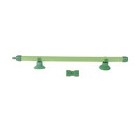 JEWEDECO Tira Difusora de Aire para Acuario de 10 Pulgadas Verde con Ventosas de Goma y Conector, CREA Burbujas Pequeñas para Tanque de Peces y Pared de Burbujas