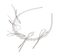 JEWEDECO Tocado De Diadema De Perlas Para Lolita Para Cumpleaños Graduaciones y Fiestas Comodidad y