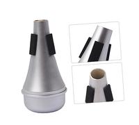 JEWEDECO Trompeta Ligera Sordina Thomann Ideal Para Instrumentistas Nocturnos (plateada)