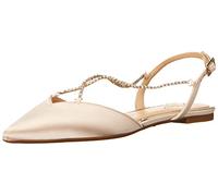 Jewel Badgley Mischka Alanna, Zapatos Tipo Ballet Mujer, champán, 38 EU