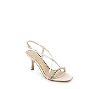 Jewel Badgley Mischka Alexis, Sandalia con talón Mujer, champán, 38 EU