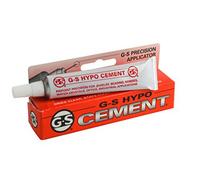 Jewelers G-S Hypo Clear Cement 9 ml w/ Precision Applicator for Beads Findings Watch Crystals Plastic Glass Metal Ceramic Crafts by PMC Supplies LLC