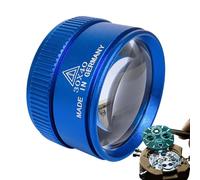 Jewelers Lupa 30X - Lupa de cristal para joyería, lupa portátil para manualidades, lente plegable de alta potencia para monedas, sellos, geología, reparación de relojes, pintura, lectura, inspección