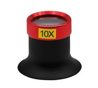 Jewelers - Lupa de cristal monocular experimental, lupa de 10 aumentos portátil para relojero