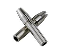 Jewelers - Tornillo de banco con mango de madera y portabrocas doble para envolver alambre, fabricación de joyas, perforación, 80 mm x 30 mm, dispositivo con punta de aleación para aficionados y