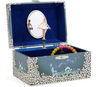 Jewelkeeper - Caja de Música para Joyas, con Hada Estrellada Azul y Blanca - Melodía del Lago de los Cisnes