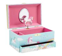 Jewelkeeper - Caja musical de unicornio y juego de joyas de niñitas - 3 regalos de unicornio para niñas