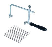 Jewellers - Juego de marco de sierra para piercing con cuchillas, 12 piezas ajustables, kit de corte de cera para joyería, herramienta para hacer joyas