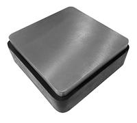 Jewellers Tool Anvil de Acero Macizo y Goma, 100 x 10 x 35 mm, Herramienta de Manualidades