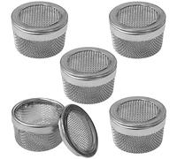 Jewellers Tools 5 piezas de cesta de limpieza ultrasónica de acero para piezas de malla de reloj de 20 x 13 mm