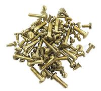 Jewellers Tools - Juego de 100 Tornillos para Reloj, Color Dorado