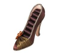 Jewellery Organiser Holder Rack Ring Display Stand Fashionable High Heels Storage Easy Access Dark Brown