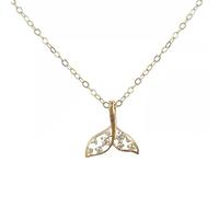 Jewellery Sets,925 Pavé Crystal Mermaid Tail Necklace Women Delicate Girl Gift