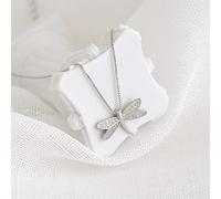 Jewellery Sets,Exquisite 925 Micro Zircon Dragonfly Necklace Female Hot Fashioncle Jewelry/