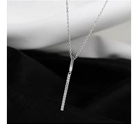 Jewellery Sets,Exquisite 925 Necklace for Women Long Strip Zirconcle Cnecklace Fine Jewelry Accessories/Color