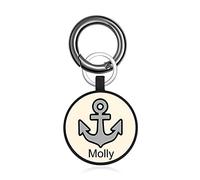 jewelora Versión mejorada Escultura Placas de identificación para perros personalizar Etiquetas de ID para mascotas, durable Silicona Personalización de doble cara placa de identidad perro gato