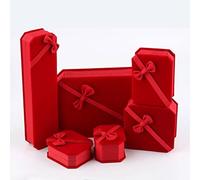 Jewelry Box Jewelry Display Set Box Packing Bag for Women Men Rings Earrings Bracelets Necklaces Jewelry Gift Box Travel Storage (Color : A Size : As Shown)