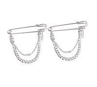 Jewelry Brooches Brooch Pin Chain Fashion Breastpin Costume Accessories for Dress Suit and Party