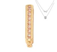Jewelry Chain Clasps and Closures - Crystal Strings Neck Chain Locking DIY | DIY Necklaces Clasps for Men Women Girl Mom Lady Dating | DIY Making Craft Jewelry Chain Clasps and Closures Crystal Strings