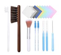 Jewelry Cleaning Kit, Ring Cleaning Brush, Portable Jewelry Care Set Gentle Gold Silver Cleaner, for Rings Earrings Necklaces Eyeglass Frames Watches Diamonds Home Travel Use Tool 16.8cm