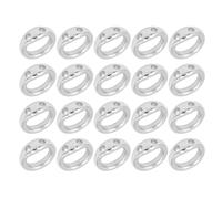 Jewelry Connecting Rings 20Pcs Copper Double Hole Jewelry Connecting Rings