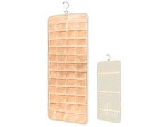 Jewelry Hangings Organizer, 48 Grid Jewelry Display Bag, Multi Purpose Jewelry Storage Organizer, Jewelries Storage Organizer, Portable Jewelries Storage for Storing Necklaces, Bracelets, Earrings