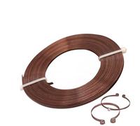 Jewelry Making Cable, Flat Armature Wire, 1-2inch, Aluminum Craft Wire, Colored Artistic Metal Rolls with Flexible Bendable Strength for Crafts, Model Building, Garden Art, Earring Design, Sculpture,