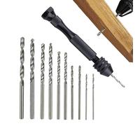 Jewelry Making Drill, Adjustable Manual Hand Twist Drill With Precision Bits, Ergonomic Screw Auger For Resin Metal Wood Crafting, Jewelry Assembling Tool, Portable & Easy To Use