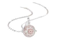 Jewelry New 2025 Arrival 18Mm Harmony Ball Flower Cage Pendant Necklace Angel Caller Chime Bola Fashion Pregnancy Jewelry Ladies Gift For Mom With For You Accessories Trendy Creative Gift Gift