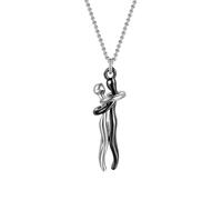 Jewelry New 2025 Arrival 1Pcs Hug Couple Necklace Classic Embrace Pendant Necklace Ladies Stainless Steel Chain Fashion Jewelry For Women Emotion With For You Accessories Trendy Creative Gift gift