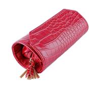Jewelry Organizer Roll Bag Storage Box Rings Earrings Necklaces Bracelets Hairpins Made of Material Small and Light Women Mothers Daughters for Travel