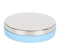 Jewelry Stamping Bench Block Heavy Duty Steel Round Bench with Rubber Base for Metal Stamping Jewelry Making DIY Crafting Manganese Steel 3 Inch Working Surface