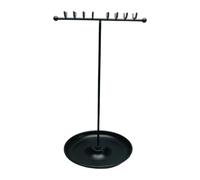 Jewelry Stand - 12.2 Inch Elegant Display Rack | Metal Modern Necklace Organizer - 415g Stylish Storage with Hooks for Bracelets, Earrings, and Rings, Ideal for Decorating Your Bedroom Vanity