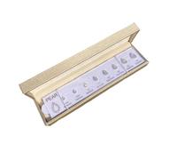 Jewelry Store - Piedras preciosas de circonita cúbica esenciales y elegantes, tabla de comparación de tamaños de quilates y anillos, uso diario casual, guía de piedras preciosas de circonita