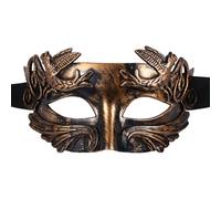JewelryWe Máscara Mascarada Veneciana Hombre: Máscara de Disfraz Romana Italiana Decoraciones para Fiestas de Carnaval de Halloween Cosplay