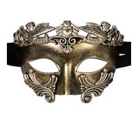 JewelryWe Máscara Mascarada Veneciana Hombre: Máscara de Disfraz Romana Italiana Griega Antigua Decoraciones para Fiestas de Carnaval de Halloween Cosplay