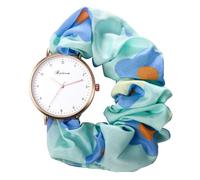 JewelryWe Reloj Analógico Elástica Mujer: Relojes de Pulsera Redondo de Cuarzo con Banda para el Pelo Escala de Números Arábigos Correa Extensible - para Ocio Decoración Regalo