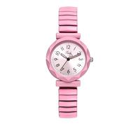 JewelryWe Reloj Analógico Elástico Adolescentes: Reloj de Pulsera Cuarzo Redondo para Niño y Niña Correa de Acero Escala de Números Estilo Académico - para Regalo