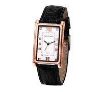JewelryWe Reloj Analógico para Mujeres de Cuarzo con Correa en Cuero JW347P0080