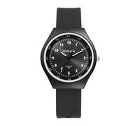 JewelryWe Reloj Analógico Redondo Estudiantes: Reloj de Pulsera Cuarzo Sencillo Ultrafino para Jóvenes Correa de Silicona Escala Números Arábigos Claro y Fácil de Leer - para Regalos