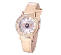 JewelryWe Reloj Analógicos Ojo Turco: Relojes Blanco de Cuarzo Bohemian Redondo para Mujer Universitarios Esfera del Mal de Ojo Circón Correa de Cuero Negocios Ocio Regalo