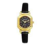 JewelryWe Reloj Analógicos Retro Mujer: Relojes de Pulsera Cuarzo Vestir Correa de PU Caja de Ultrafina - para Regalo